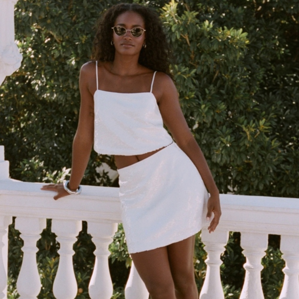 Abercrombie Sequin Mini Skort